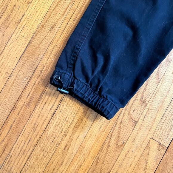 Dogg Supply Jogger Pants Mens Medium Snoop Black Stretch Tapered Cargo - Picture 3 of 11